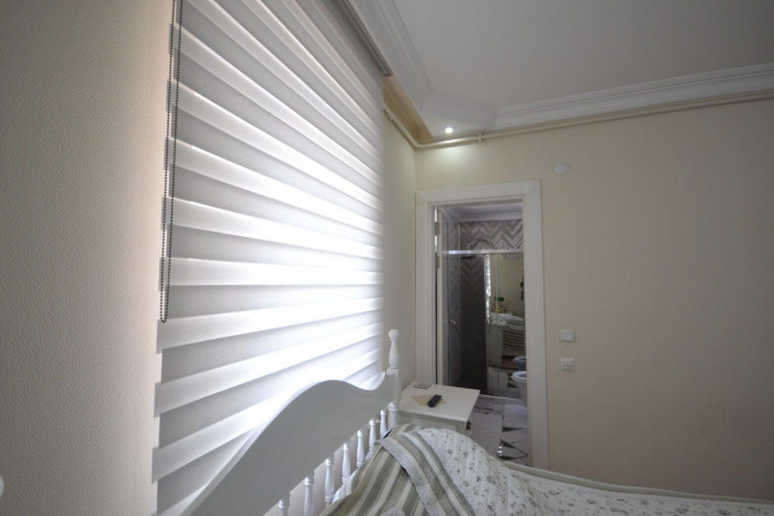 Апартаменты планировки 3+1 с прямым видом на море, район пляжа Клеопатры - Ракурс 12