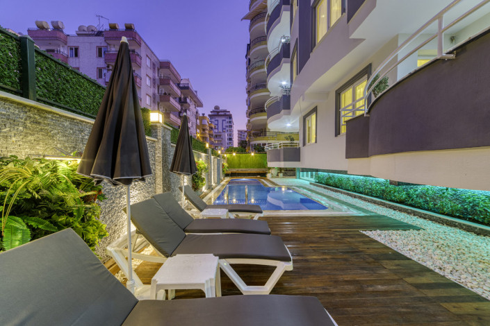 Меблированные апартаменты 2+1 и 4+1 в районе Махмутлар - Ракурс 12