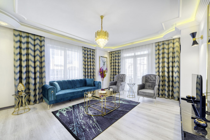 Меблированные апартаменты 2+1 и 4+1 в районе Махмутлар - Ракурс 13