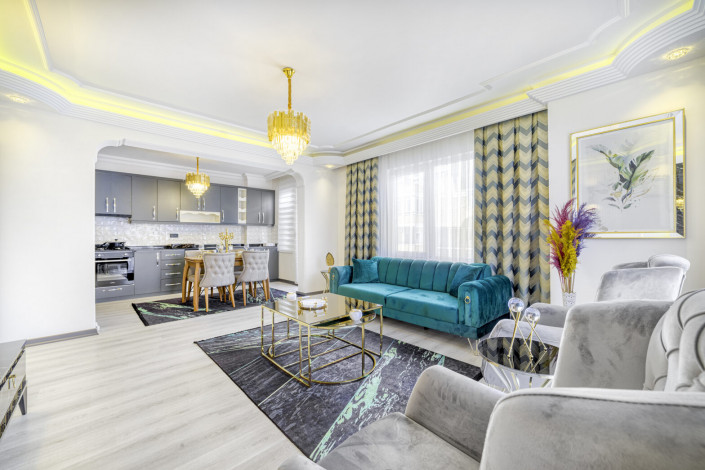 Меблированные апартаменты 2+1 и 4+1 в районе Махмутлар - Ракурс 15