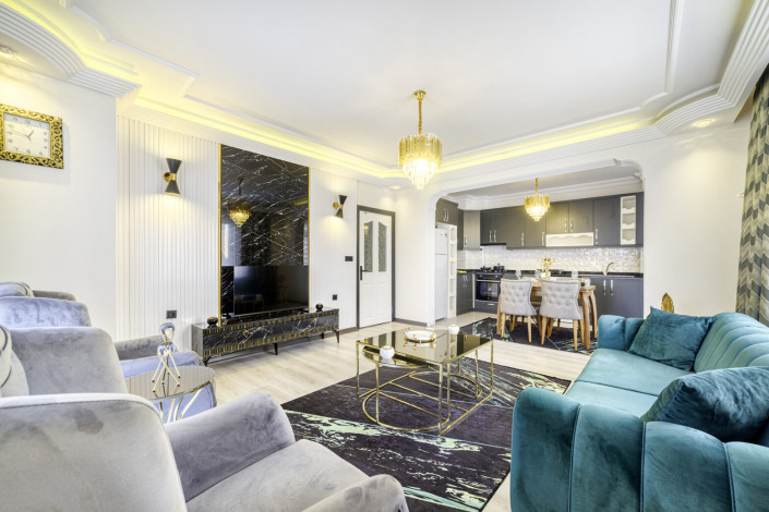 Меблированные апартаменты 2+1 и 4+1 в районе Махмутлар - Ракурс 16