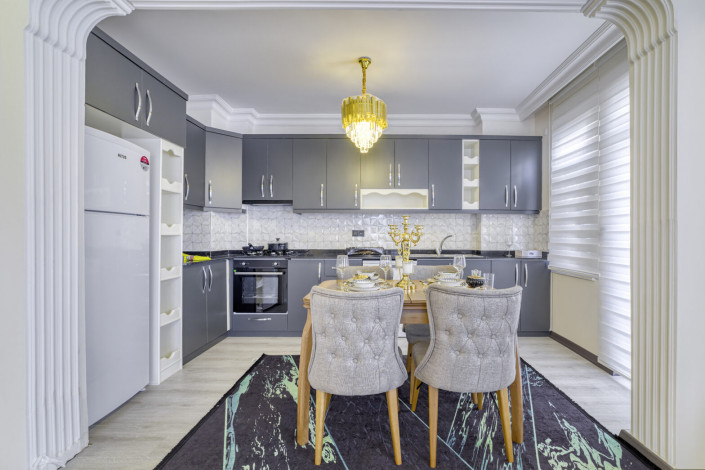 Меблированные апартаменты 2+1 и 4+1 в районе Махмутлар - Ракурс 17