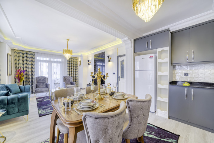 Меблированные апартаменты 2+1 и 4+1 в районе Махмутлар - Ракурс 19