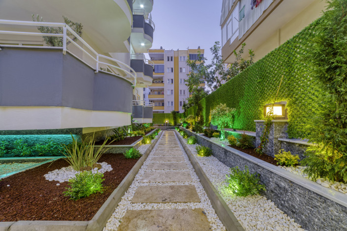 Меблированные апартаменты 2+1 и 4+1 в районе Махмутлар - Ракурс 38