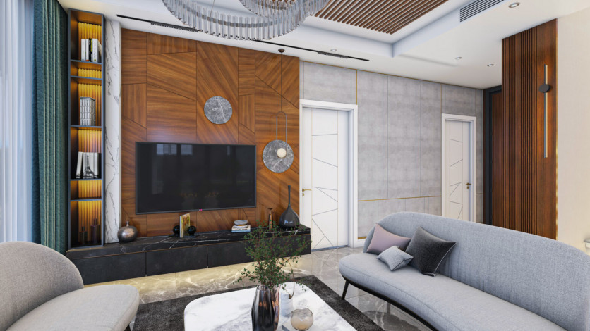 Элитный проект шикарных вилл в районе Бекташ - Ракурс 4