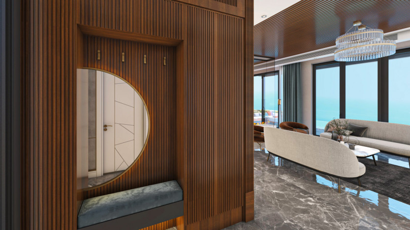 Элитный проект шикарных вилл в районе Бекташ - Ракурс 6