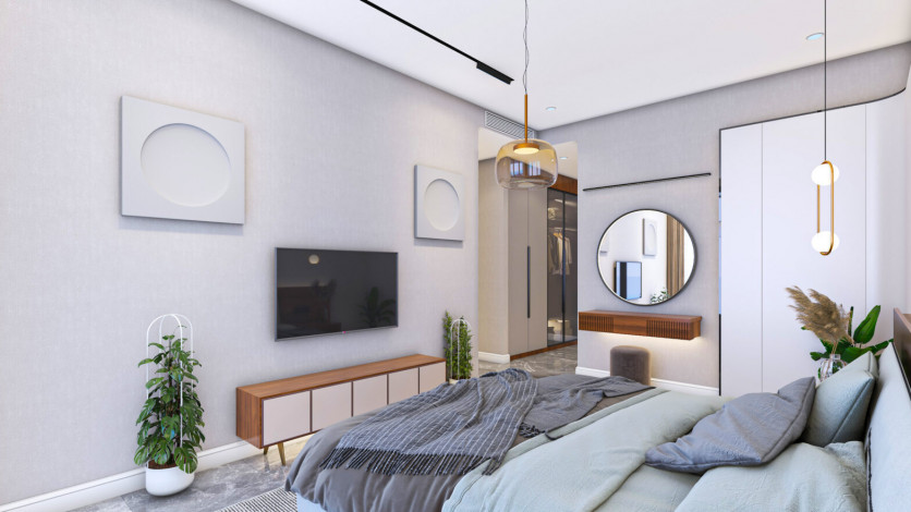 Элитный проект шикарных вилл в районе Бекташ - Ракурс 9