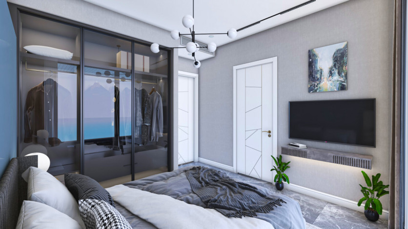 Элитный проект шикарных вилл в районе Бекташ - Ракурс 10