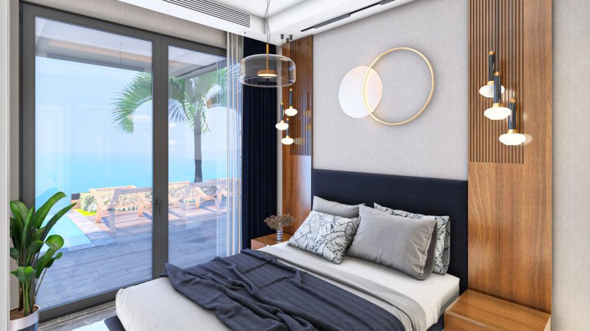 Элитный проект шикарных вилл в районе Бекташ - Ракурс 15