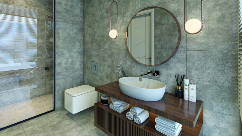 Элитный проект шикарных вилл в районе Бекташ - Ракурс 16