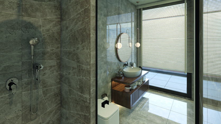 Элитный проект шикарных вилл в районе Бекташ - Ракурс 17