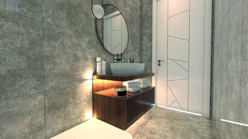 Элитный проект шикарных вилл в районе Бекташ - Ракурс 18