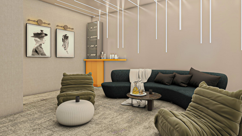 Элитный проект шикарных вилл в районе Бекташ - Ракурс 21