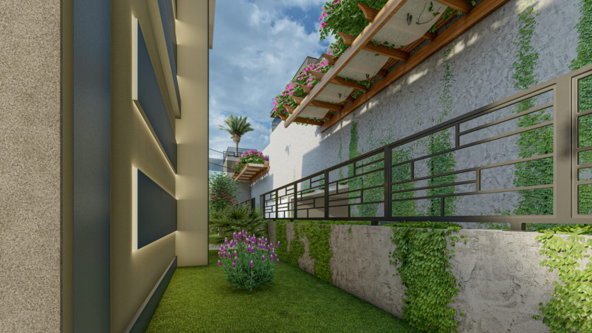 Элитный проект шикарных вилл в районе Бекташ - Ракурс 33