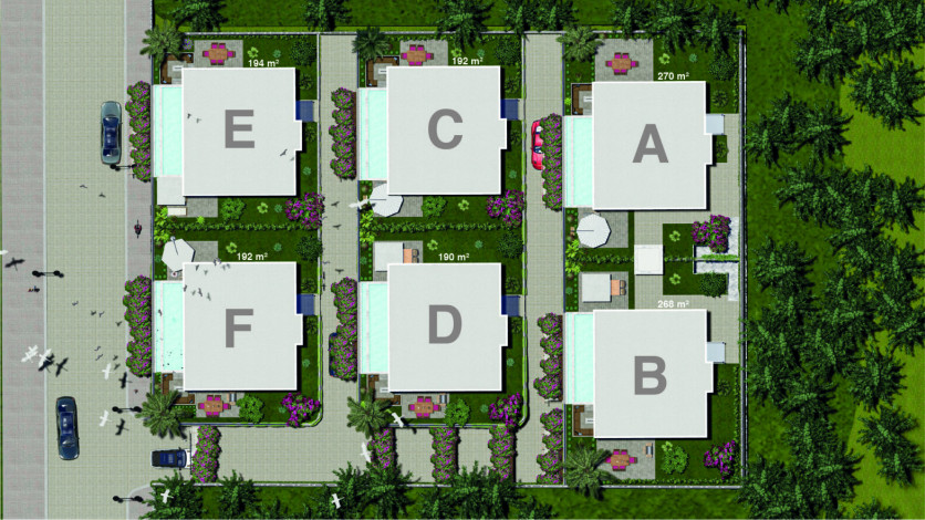 Элитный проект шикарных вилл в районе Бекташ - Ракурс 39