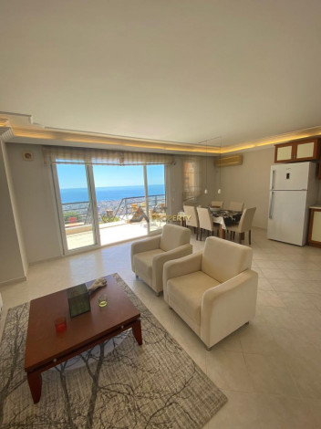 Апартаменты 2+1, 90м2 с шикарными видами на море и крепость, район Бекташ - Ракурс 10