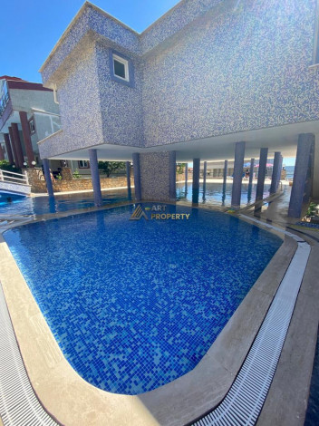 Апартаменты 2+1, 90м2 с шикарными видами на море и крепость, район Бекташ - Ракурс 25