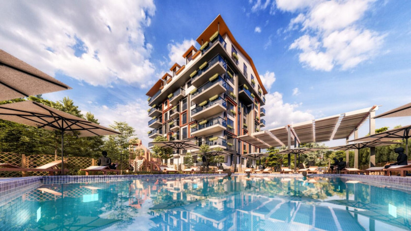 Квартира планировки 2+1, 95м2 в районе Газипаша - Ракурс 8