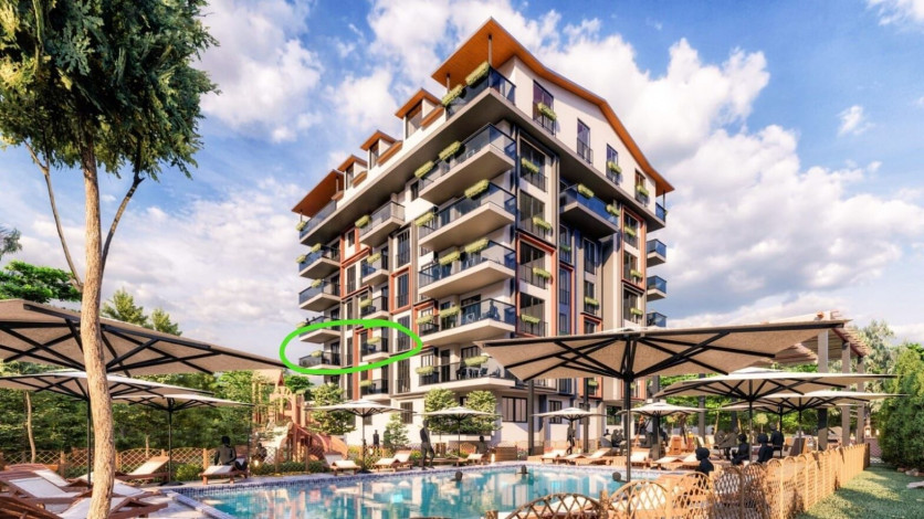 Квартира планировки 2+1, 95м2 в районе Газипаша - Ракурс 32