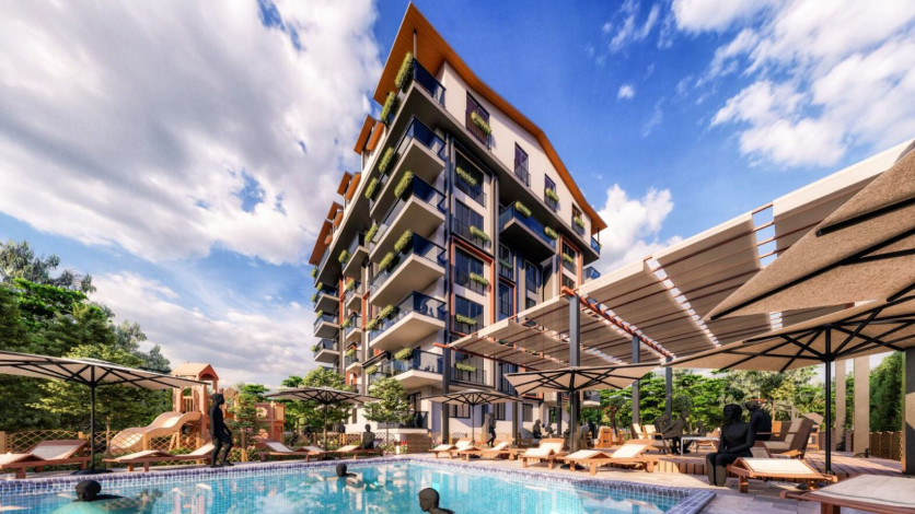 Квартира планировки 2+1, 95м2 в районе Газипаша - Ракурс 34