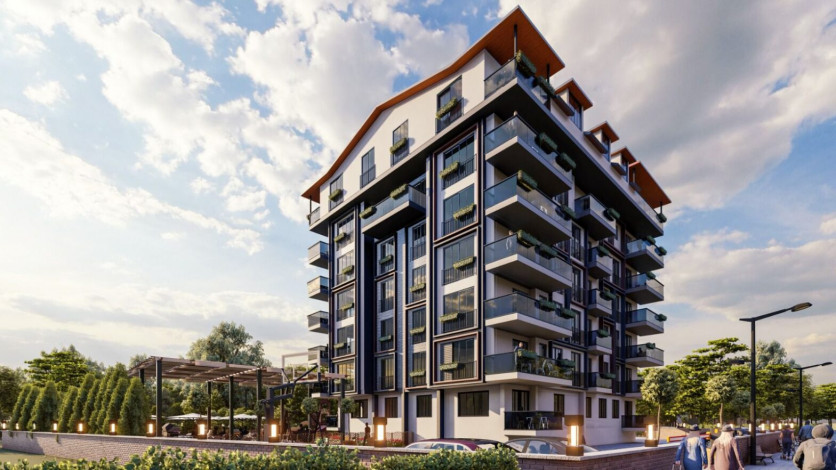 Квартира планировки 2+1, 95м2 в районе Газипаша - Ракурс 37