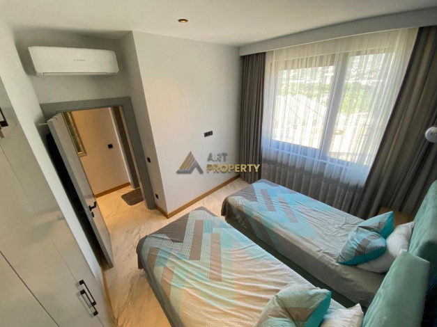 Апартаменты планировки 2+1, 122м2 с видом на море в современном ЖК, район Каргыджак - Ракурс 2