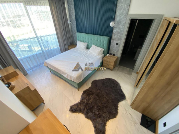 Апартаменты планировки 2+1, 122м2 с видом на море в современном ЖК, район Каргыджак - Ракурс 6