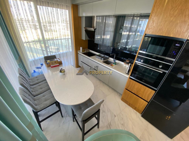 Апартаменты планировки 2+1, 122м2 с видом на море в современном ЖК, район Каргыджак - Ракурс 9