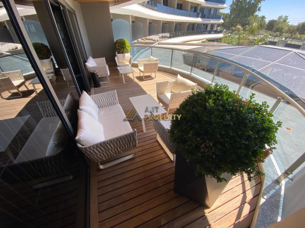 Апартаменты планировки 2+1, 122м2 с видом на море в современном ЖК, район Каргыджак - Ракурс 22