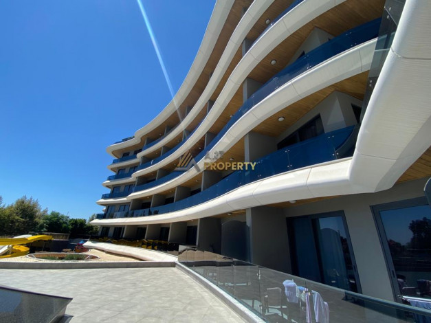 Апартаменты планировки 2+1, 122м2 с видом на море в современном ЖК, район Каргыджак - Ракурс 23