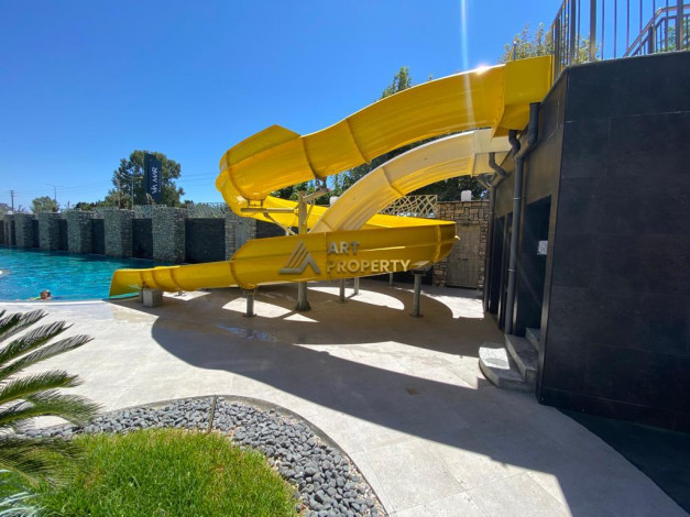 Апартаменты планировки 2+1, 122м2 с видом на море в современном ЖК, район Каргыджак - Ракурс 35