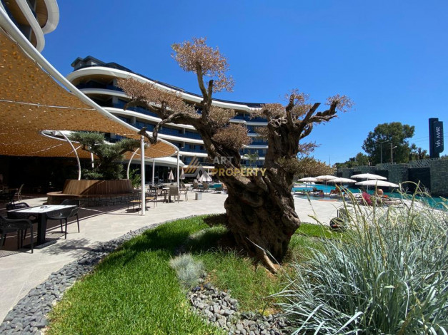 Апартаменты планировки 2+1, 122м2 с видом на море в современном ЖК, район Каргыджак - Ракурс 41