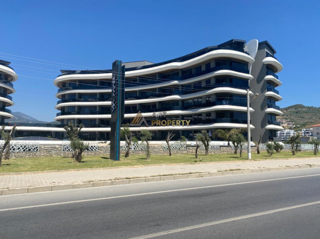 Апартаменты планировки 2+1, 122м2 с видом на море в современном ЖК, район Каргыджак - Ракурс 53