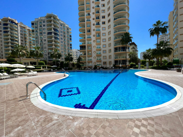 Меблированная квартира планировки 2+1, 110м2 в популярном комплексе, Махмутлар - Ракурс 21