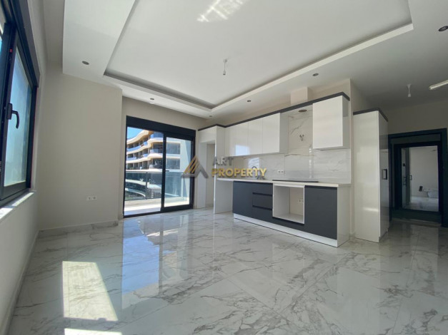 Квартира планировки 1+1, 55м2 в двух минутах от Средиземного моря, Каргыджак - Ракурс 22