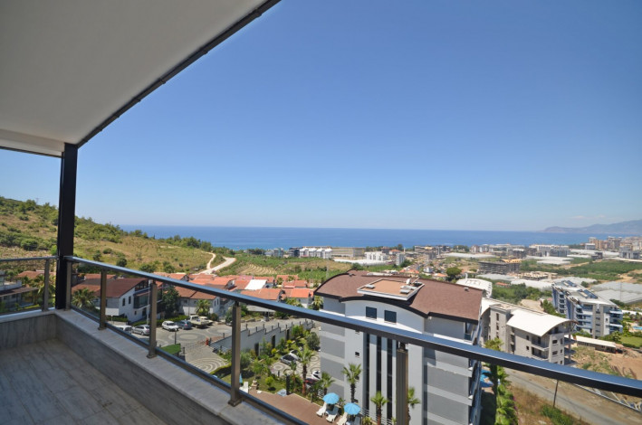 Роскошный меблированный пентхаус планировки 3+1, 217м2 с видом на море, район Каргыджак - Ракурс 7