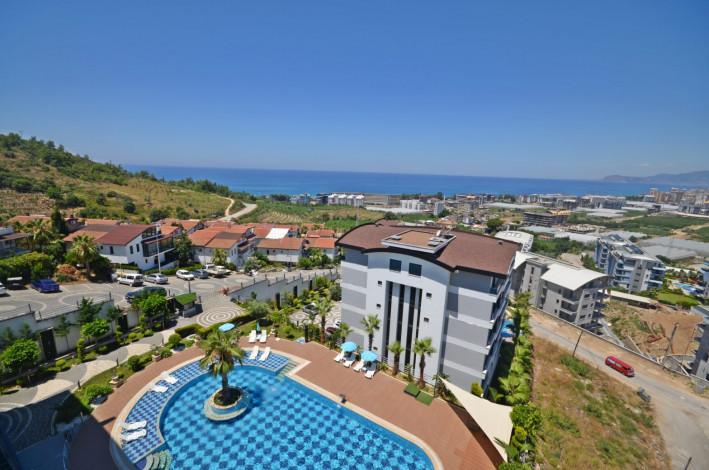 Роскошный меблированный пентхаус планировки 3+1, 217м2 с видом на море, район Каргыджак - Ракурс 8