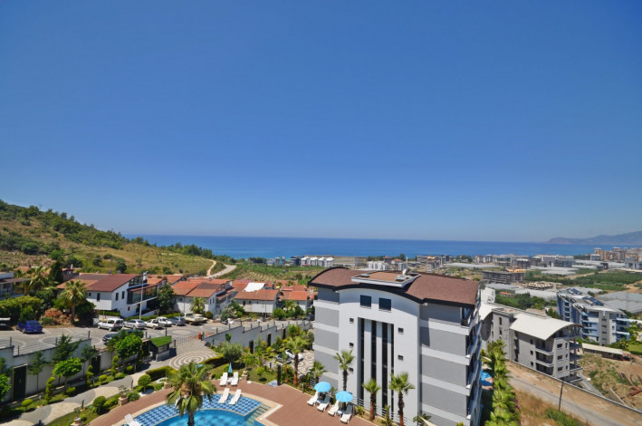 Роскошный меблированный пентхаус планировки 3+1, 217м2 с видом на море, район Каргыджак - Ракурс 17