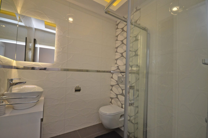 Роскошный меблированный пентхаус планировки 3+1, 217м2 с видом на море, район Каргыджак - Ракурс 27