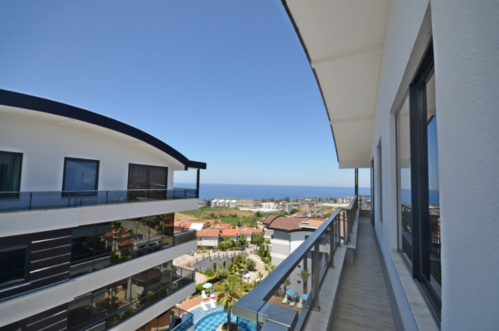 Роскошный меблированный пентхаус планировки 3+1, 217м2 с видом на море, район Каргыджак - Ракурс 29