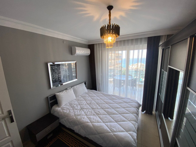 Апартаменты планировки 2+1, 115м2 с видом на море в районе Махмутлар - Ракурс 3