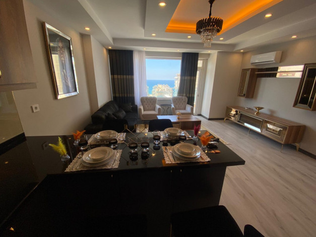 Апартаменты планировки 2+1, 115м2 с видом на море в районе Махмутлар - Ракурс 5