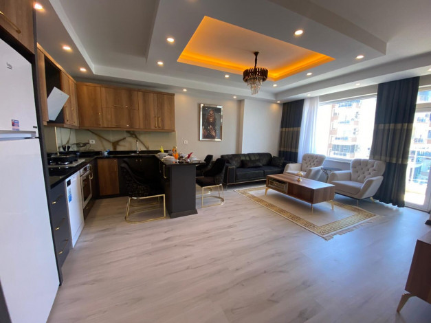 Апартаменты планировки 2+1, 115м2 с видом на море в районе Махмутлар - Ракурс 10