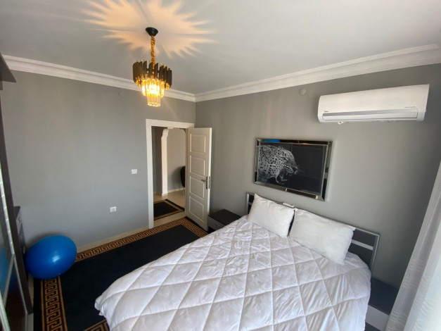 Апартаменты планировки 2+1, 115м2 с видом на море в районе Махмутлар - Ракурс 12