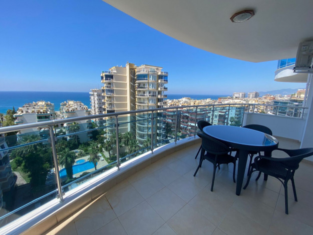 Апартаменты планировки 2+1, 115м2 с видом на море в районе Махмутлар - Ракурс 13