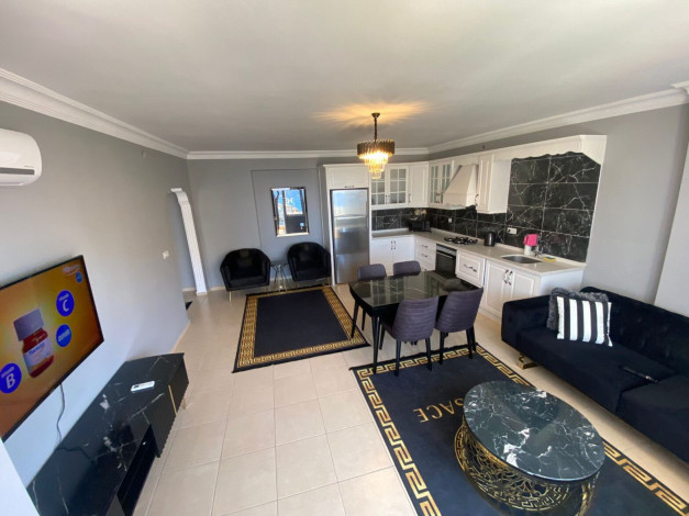 Апартаменты планировки 2+1, 115м2 с видом на море в районе Махмутлар - Ракурс 16