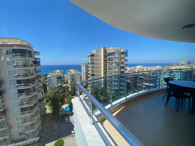 Апартаменты планировки 2+1, 115м2 с видом на море в районе Махмутлар - Ракурс 17