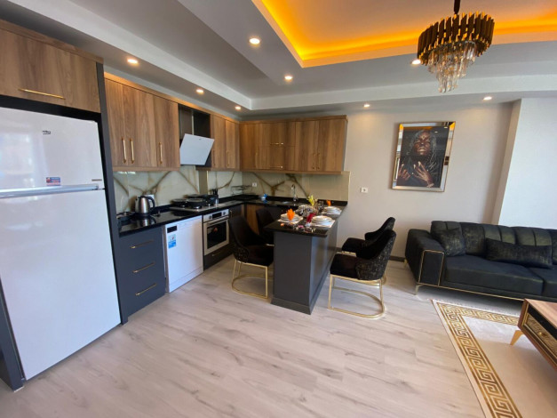 Апартаменты планировки 2+1, 115м2 с видом на море в районе Махмутлар - Ракурс 27