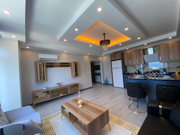 Апартаменты планировки 2+1, 115м2 с видом на море в районе Махмутлар - Ракурс 31