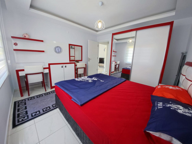 Меблированная квартира 1+1  вблизи от моря в Махмутлар, 70 м2 - Ракурс 10